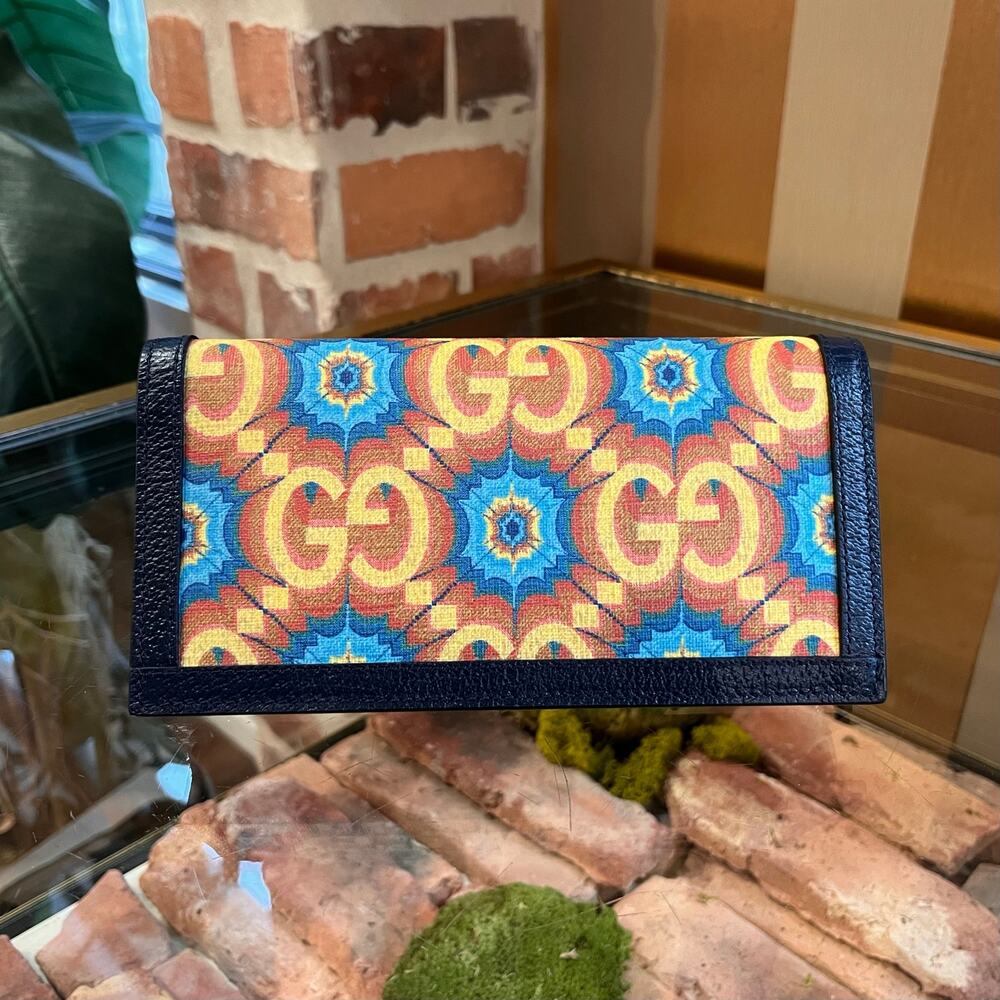 GUCCI 100 Centennial GG Kaleidoscope Wallet - Picture 3 of 15